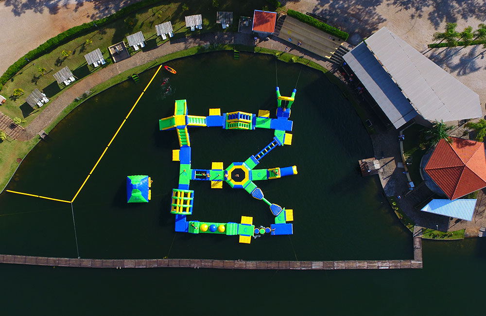 Parque Aquático de infláveis Drone 
